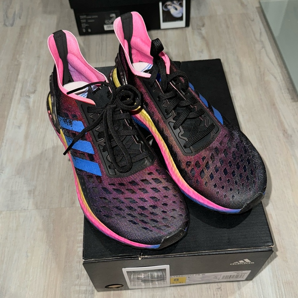 Adidas: Brand New - Black Ultraboost with Box Size 8